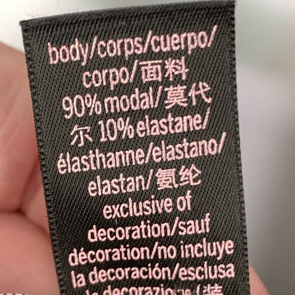 Victoria's Secret Womens Plum Peach Heavenly Supersoft PJ Lounge Top Size Medium - Picture 5 of 8